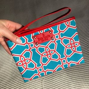 Kate Spade Imani Moroccan Wristlet/Pouch/Clutch